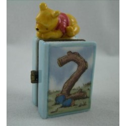 Pooh Second Birthday Hinged Photo Frame